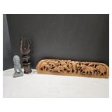 Hand Carved Wooden Piece & More Hand Carved Wooden Piece & More