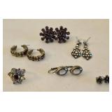 (5) Prs of Earrings & Ring (5) Prs of Earrings & Ring