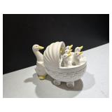 Ceramic Mother Goose & Chicks Ceramic Mother Goose & Chicks