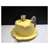 Adorable Mice Cheese or Butter Keeper Adorable Mice Cheese or Butter Keeper