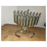 7"�7"  Brass Menorah 7"�7"  Brass Menorah