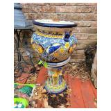 Talavera Planter and Pedastal Talavera Planter and Pedastal