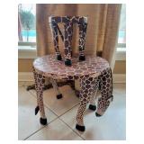(2) Giraffe Plant Stands (2) Giraffe Plant Stands