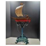 Vintage Sailing Ship Metal w/ Rocking Motion Vintage Sailing Ship Metal w/ Rocking Motion