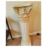 Ceramic Column Gold Accents 36" Ceramic Column Gold Accents 36"