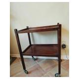 Wooden Bar Cart 29x22x15" Wooden Bar Cart 29x22x15"