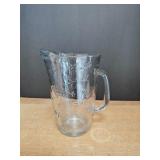 Anchor Hocking Floral Glass Pitcher Anchor Hocking Floral Glass Pitcher