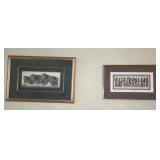 Authentic Elephant Painting on Silk & Authentic Elephant Painting on Silk &