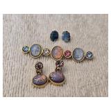 Givenchy Brooch & Earrings + Blue Earrings Givenchy Brooch & Earrings + Blue Earrings
