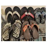 5 Pairs of Cute Rhinestones Sandals 7.5, 8 5 Pairs of Cute Rhinestones Sandals 7.5, 8