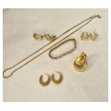 (4) Prs Earrings, Bracelet & Necklace (4) Prs Earrings, Bracelet & Necklace