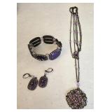 Vintage Purple Jewelry Vintage Purple Jewelry