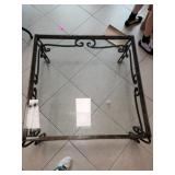 Glass Top Coffee Table 36" x 36" Glass Top Coffee Table 36" x 36"