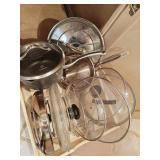 Assorted Pots, Pans, Lids Assorted Pots, Pans, Lids
