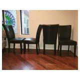 4 Black Chairs 4 Black Chairs