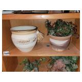 2 Pottery Vases 2 Pottery Vases