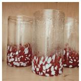 (3) Red Bubble Glasses (3) Red Bubble Glasses
