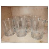 (6) IKEA Glass Mugs (6) IKEA Glass Mugs