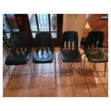 4 Stackable Chairs 4 Stackable Chairs