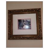 Framed & Matted Italian Street Print Framed & Matted Italian Street Print