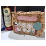 Basket, Lamp Oil & Mini Lamp Shade & More Basket, Lamp Oil & Mini Lamp Shade & More