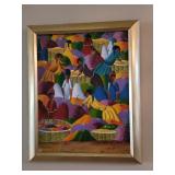 Haitian Oil on Canvas Haitian Oil on Canvas
