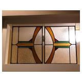 2 Stained Glass Window Panels 2 Stained Glass Window Panels