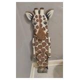 Wooden Giraffe Toilet Paper Holder Wooden Giraffe Toilet Paper Holder