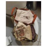 Two Baskets of Safari Animal Hand Towels Two Baskets of Safari Animal Hand Towels