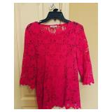 Crochet Pink Top Small