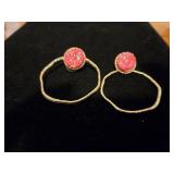 Red & Gold Earrings