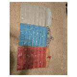 (3) Zippered Divided Jewelry Organizers