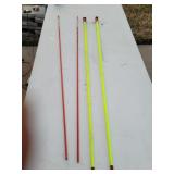 Two sets of trailer guides