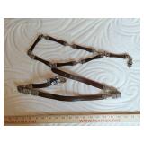 (2) Leather & Metal Belts