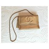 COACH Logo Gold Purse