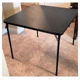 Cosco 34" x 34"  Black Folding Table