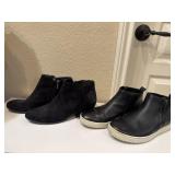 Sz: 7, (2) Pairs Of Paige Black Booties