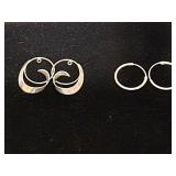 (2) Sets Sterling Silver Earrings