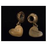 Pandora Sterling Silver Mother Son Charms