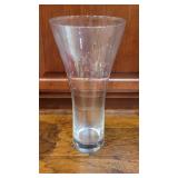 Tall Etched Vase