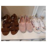 Sz: 6.5, (3) Pairs Of Shoes & Sandal