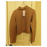 NWT Taupe Sweater Sz MED