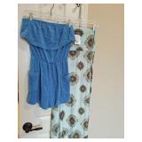 Reversible Maxi Dress & Terry Romper Small