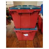 (2) Storage Bins