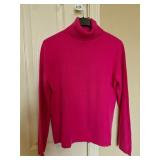 LRL Cashmere Turtleneck Pink Sz MD