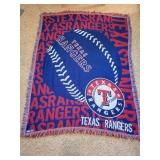 Texas Rangers Throw Blanket