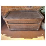 Suncast Wicker Storage Box 46x23x23
