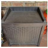Suncast Wicker Storage Box 22x17x19