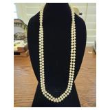 Xtra Long Set of Faux Pearls