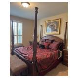Wood Four Poster Bed Frame King Size
